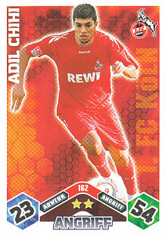 Adil Chihi 1. FC Koln 2010/11 Topps MA Bundesliga #162